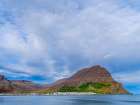 Iceland, Bolungarvik at fjord Isafjardardjup. The Westfjords (Vestfirdir) during autumn. Art Print